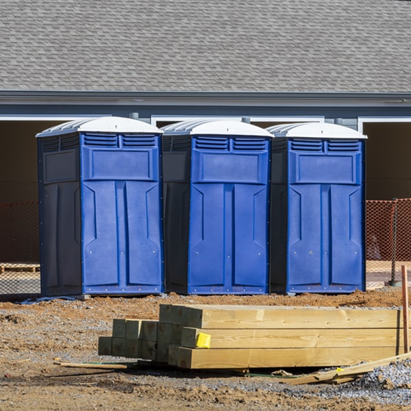 how can i report damages or issues with the portable restrooms during my rental period in Brookside Ohio